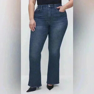 Good American bootcut/flare plus size 24 jeans